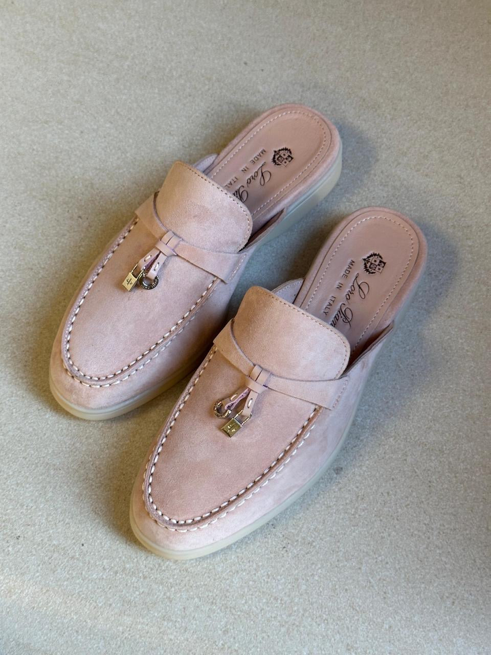 Loro piana mules - pink 3 shades