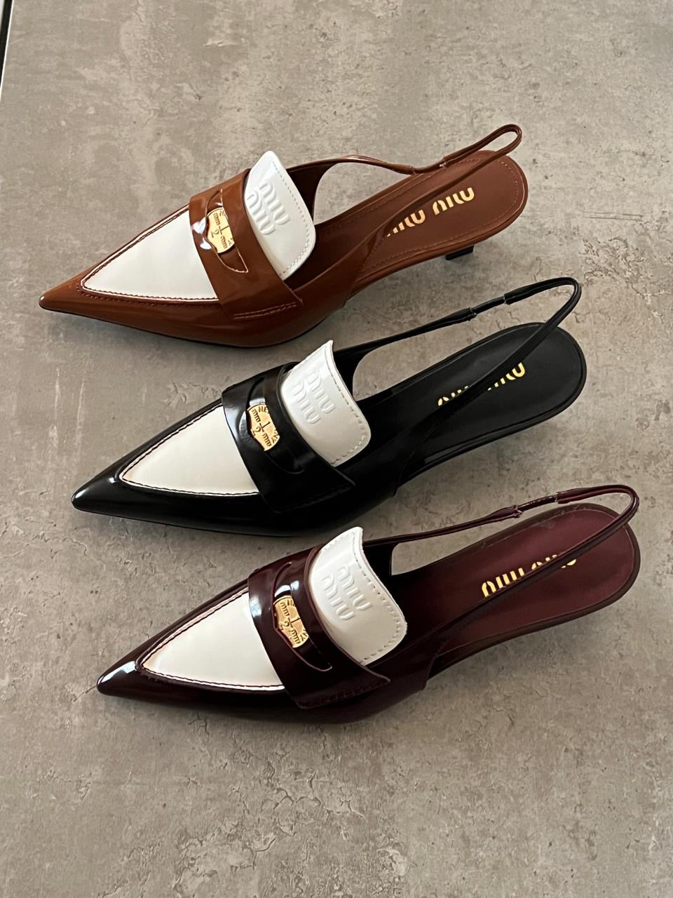 Miu miu heels - low heels