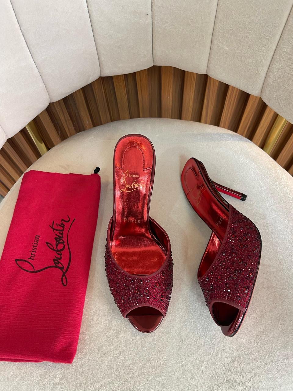 Christian louboutin sandala heels
