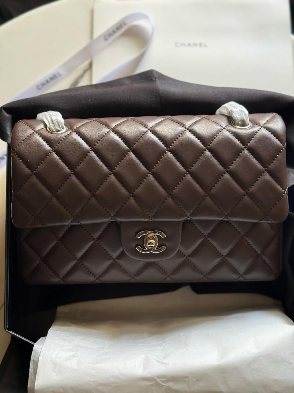 Chanel bag (silver hardware)