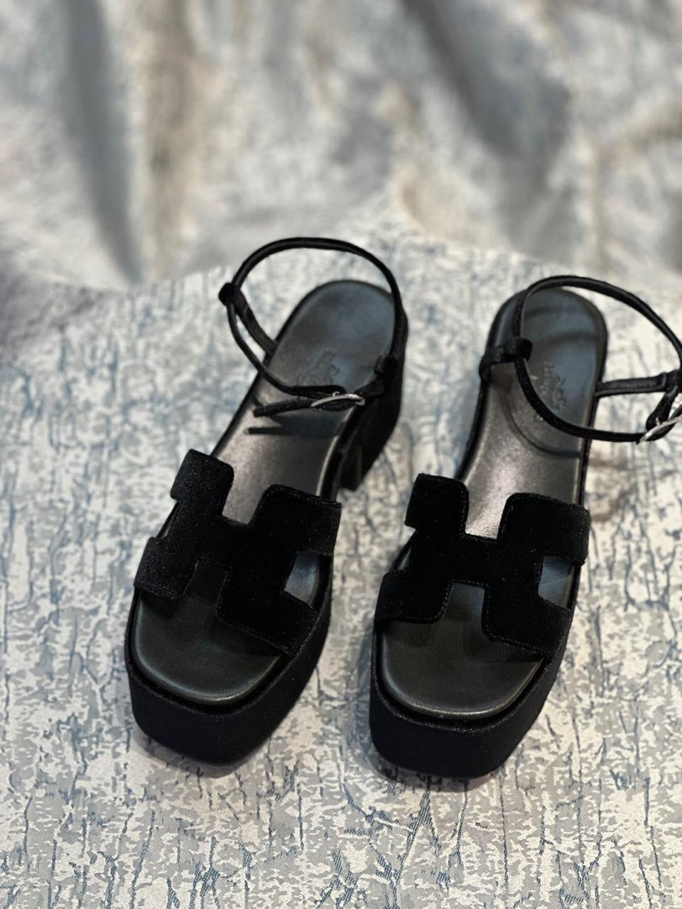 Hermes sandals heels - wedges