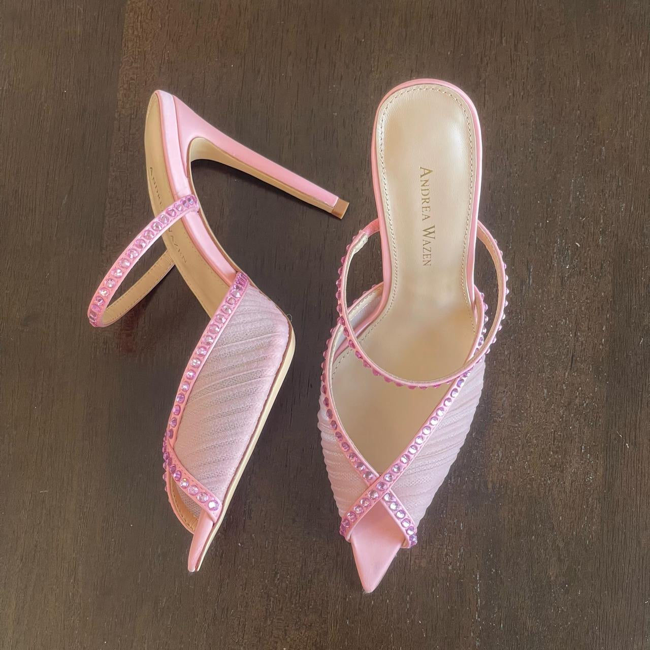 Andrea wazen sandals heels