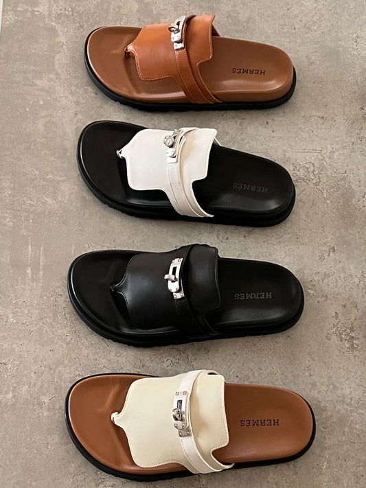 Hermes slippers