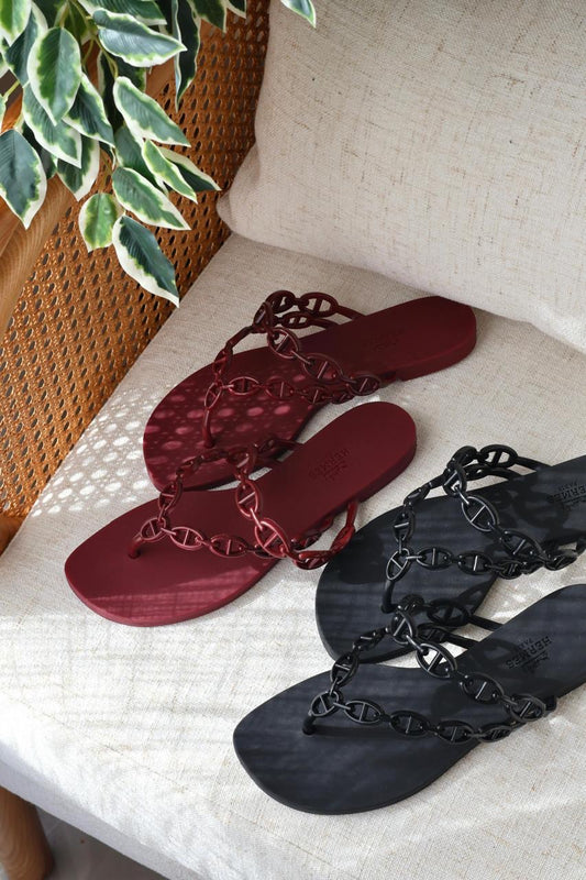 Hermes slippers