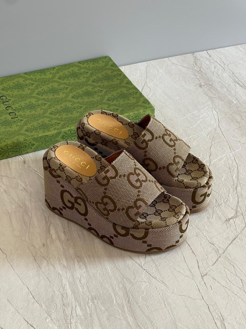 Gucci slippers - wedges