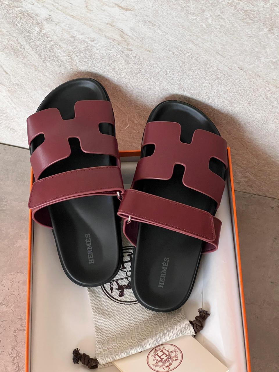 Hermes slippers chypre