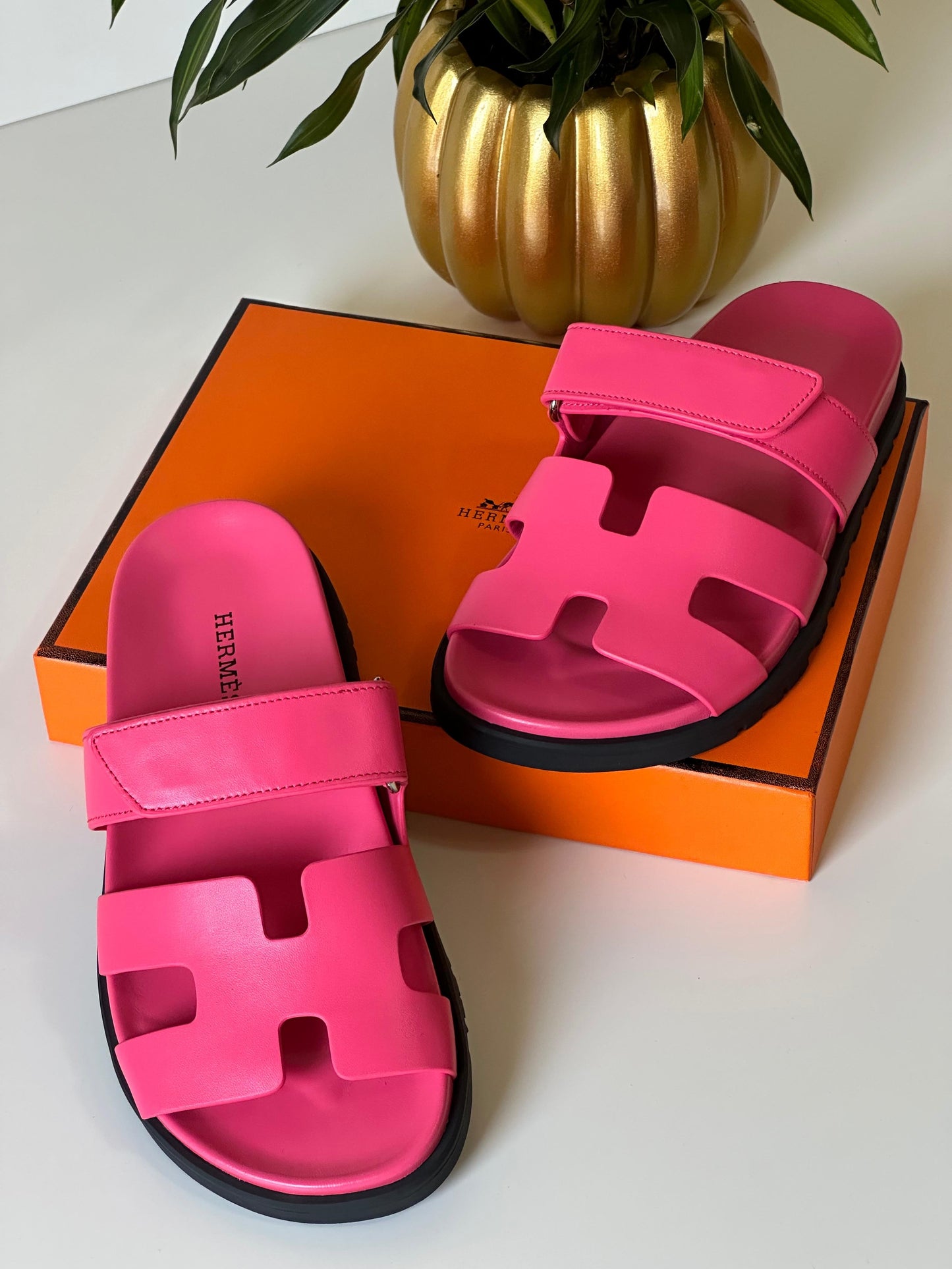 Hermes slippers chypre