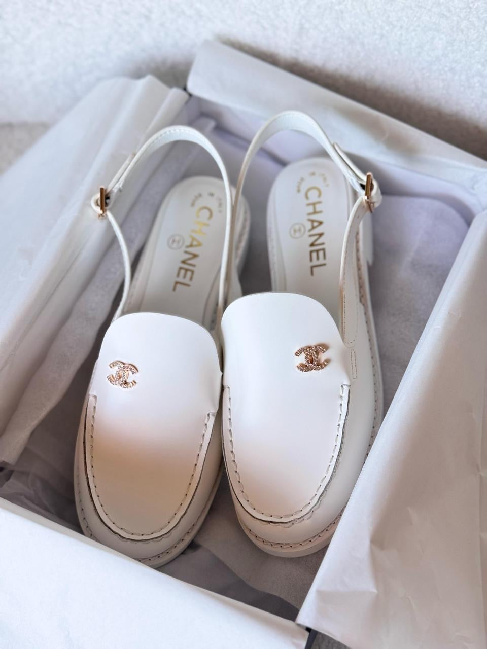 Chanel loafers - flat mules