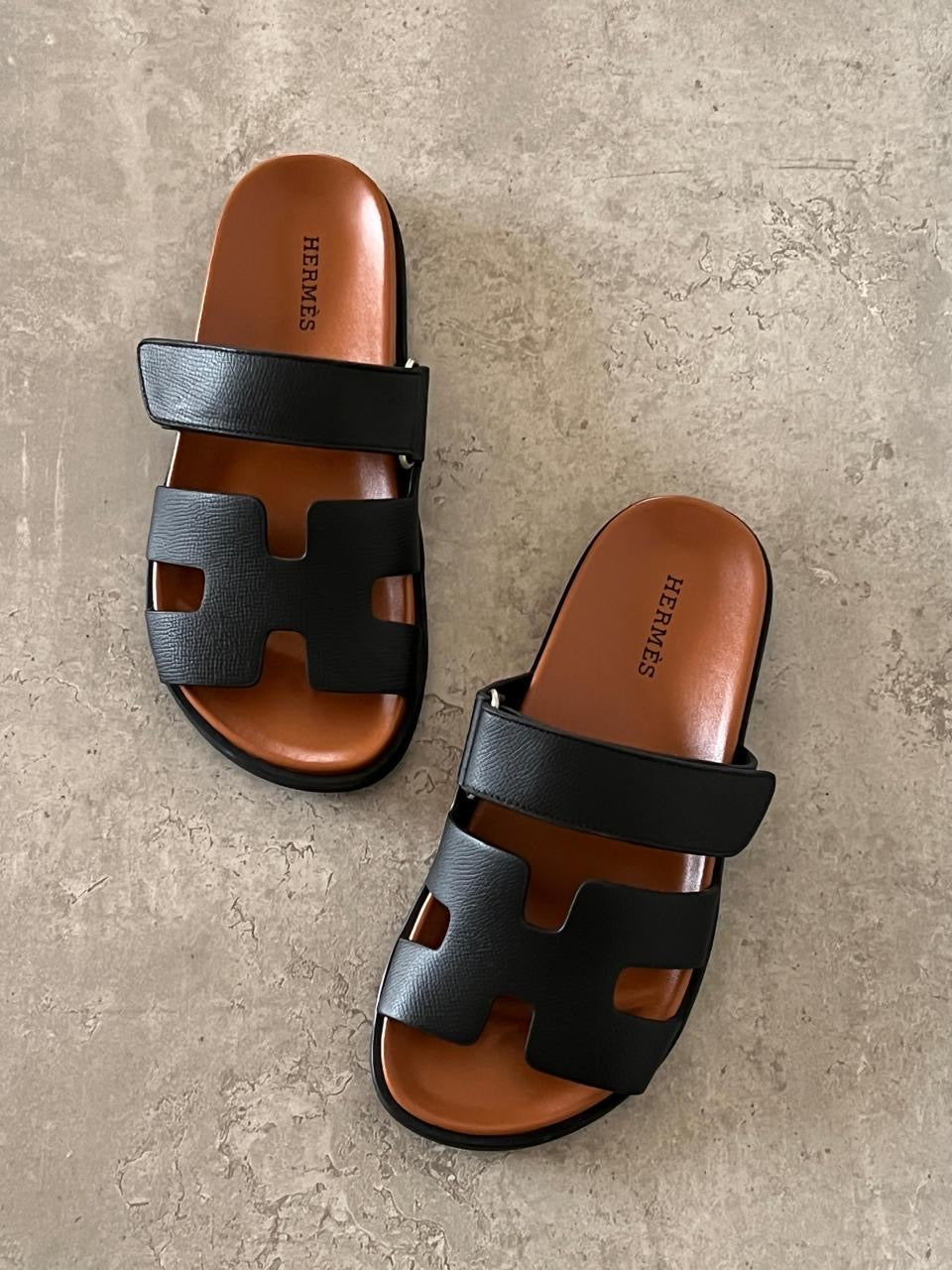 Hermes slippers chypre
