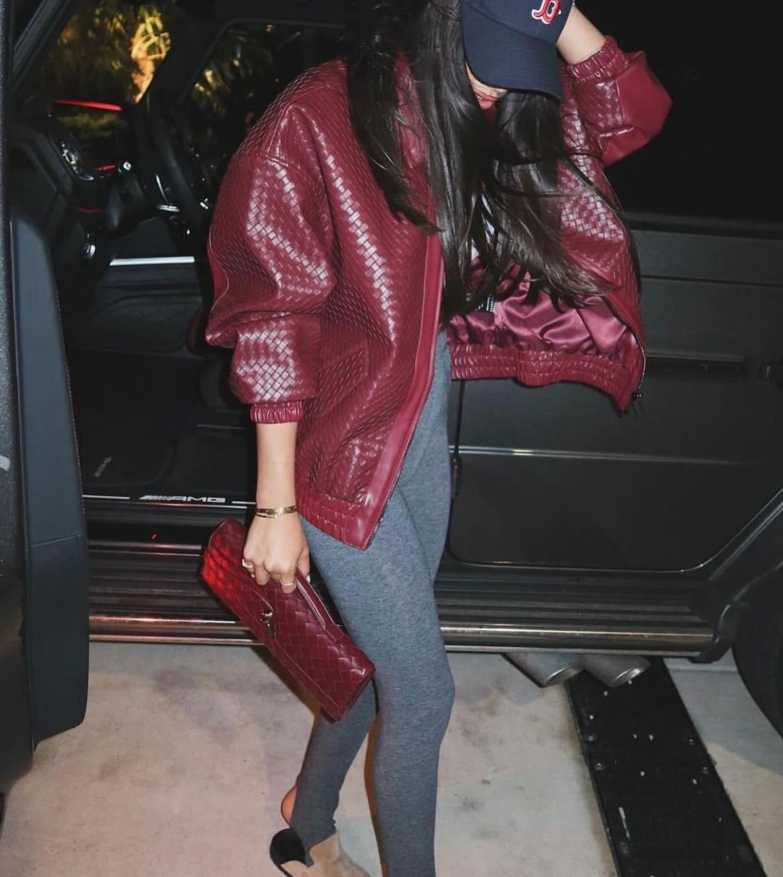 Bottega jacket - maroon
