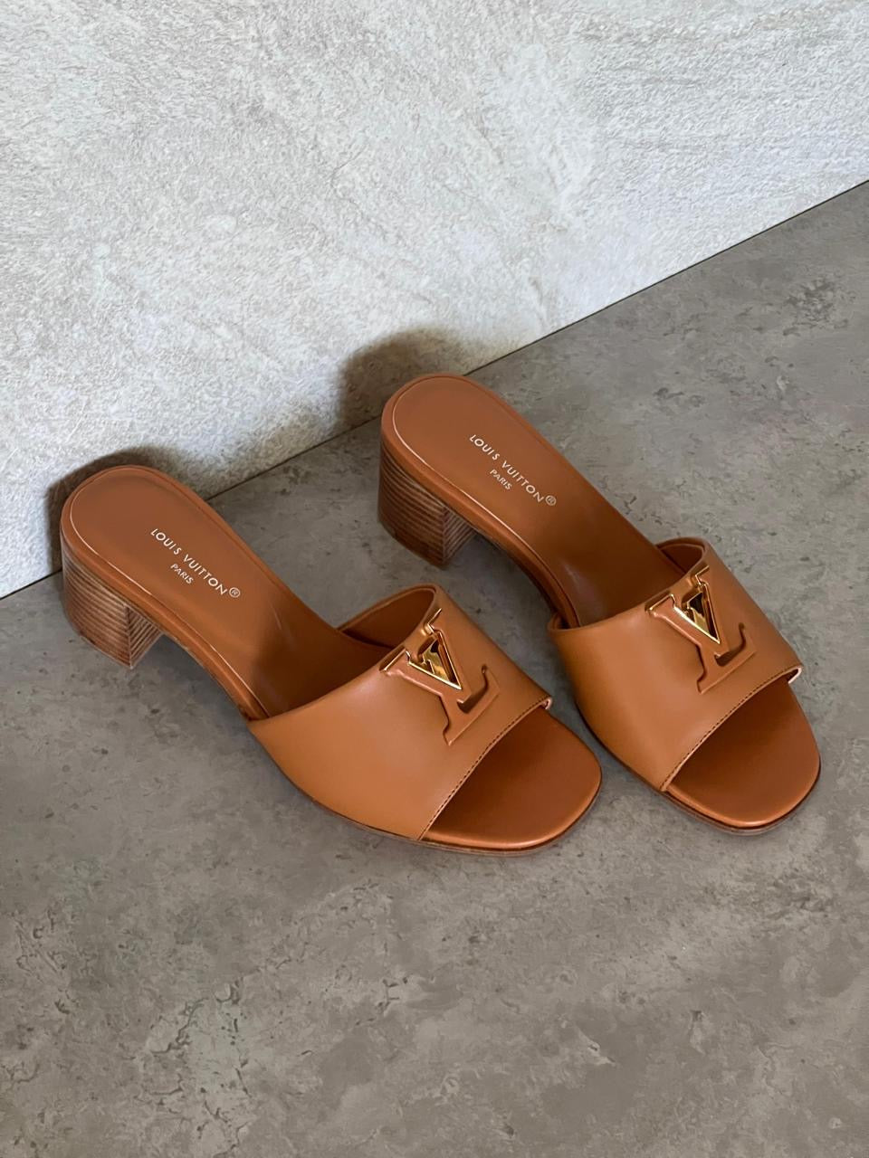 Lv sandals heels