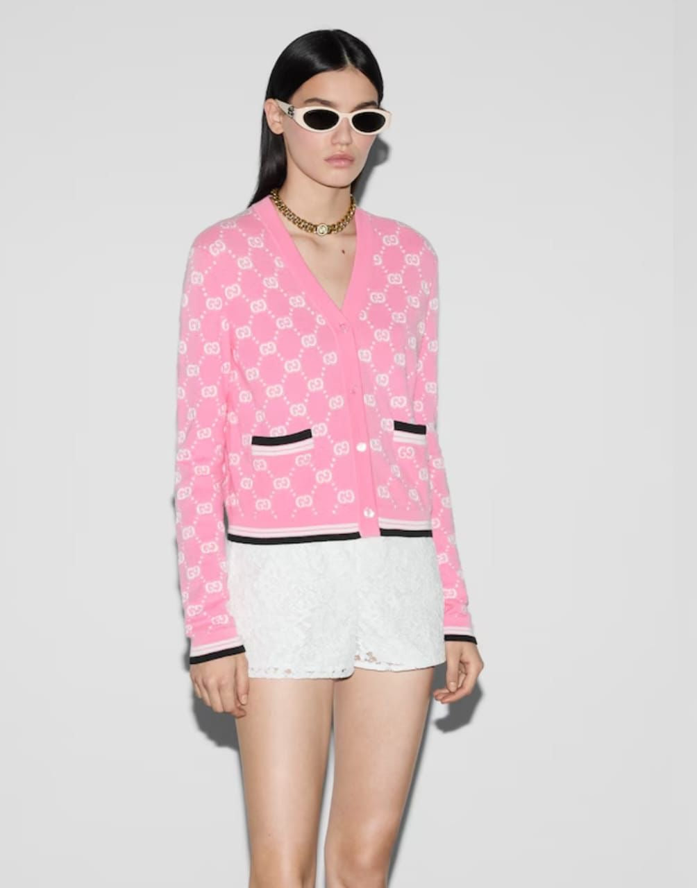 Gucci cardigan pink