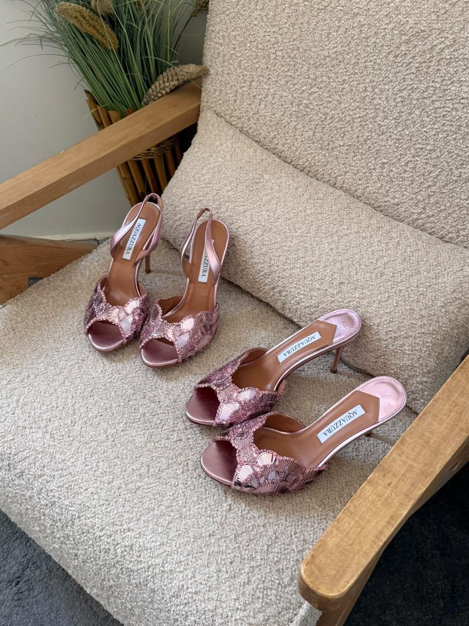 Aquazurra sandals heels