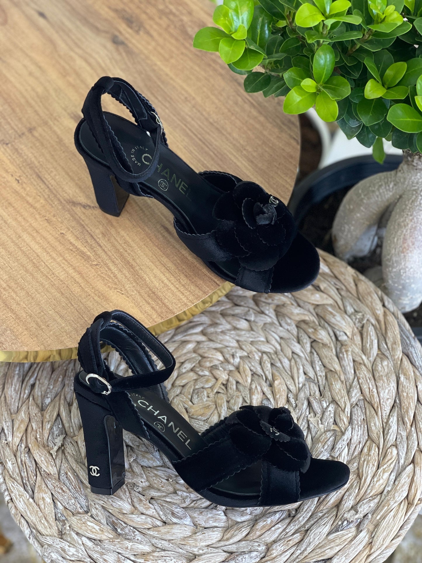 Chanel sandals heels