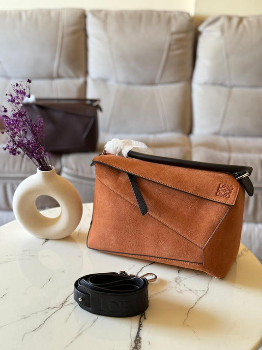 Loewe bag suede