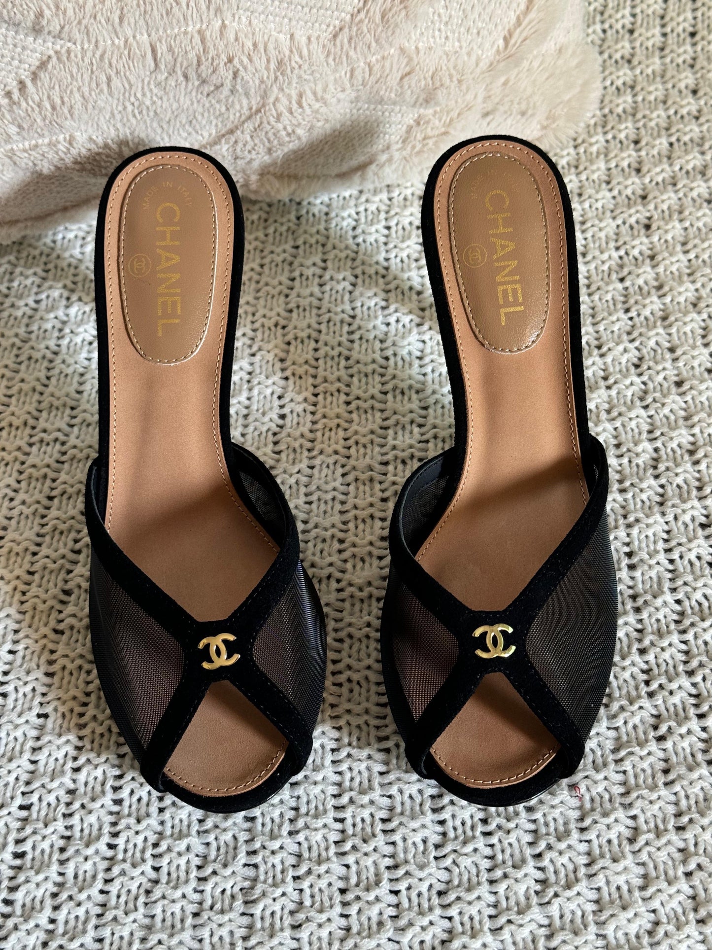 Chanel sandals heels