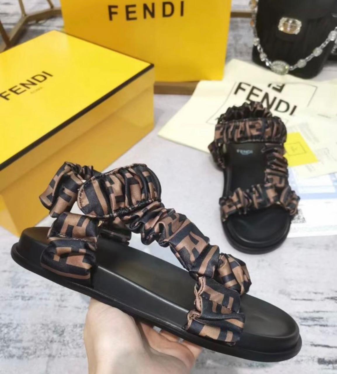 Fendi sandals.