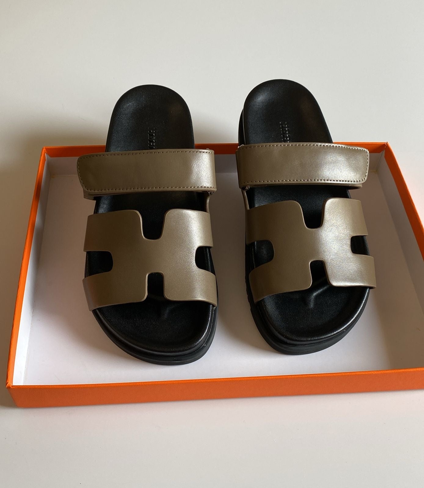 Hermes slippers chypre