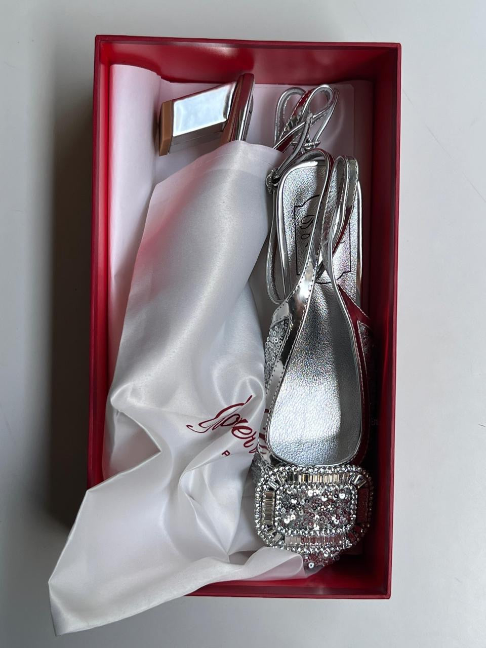 Roger vivier heels - silver