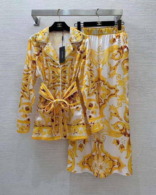 D&G clothes set yellow