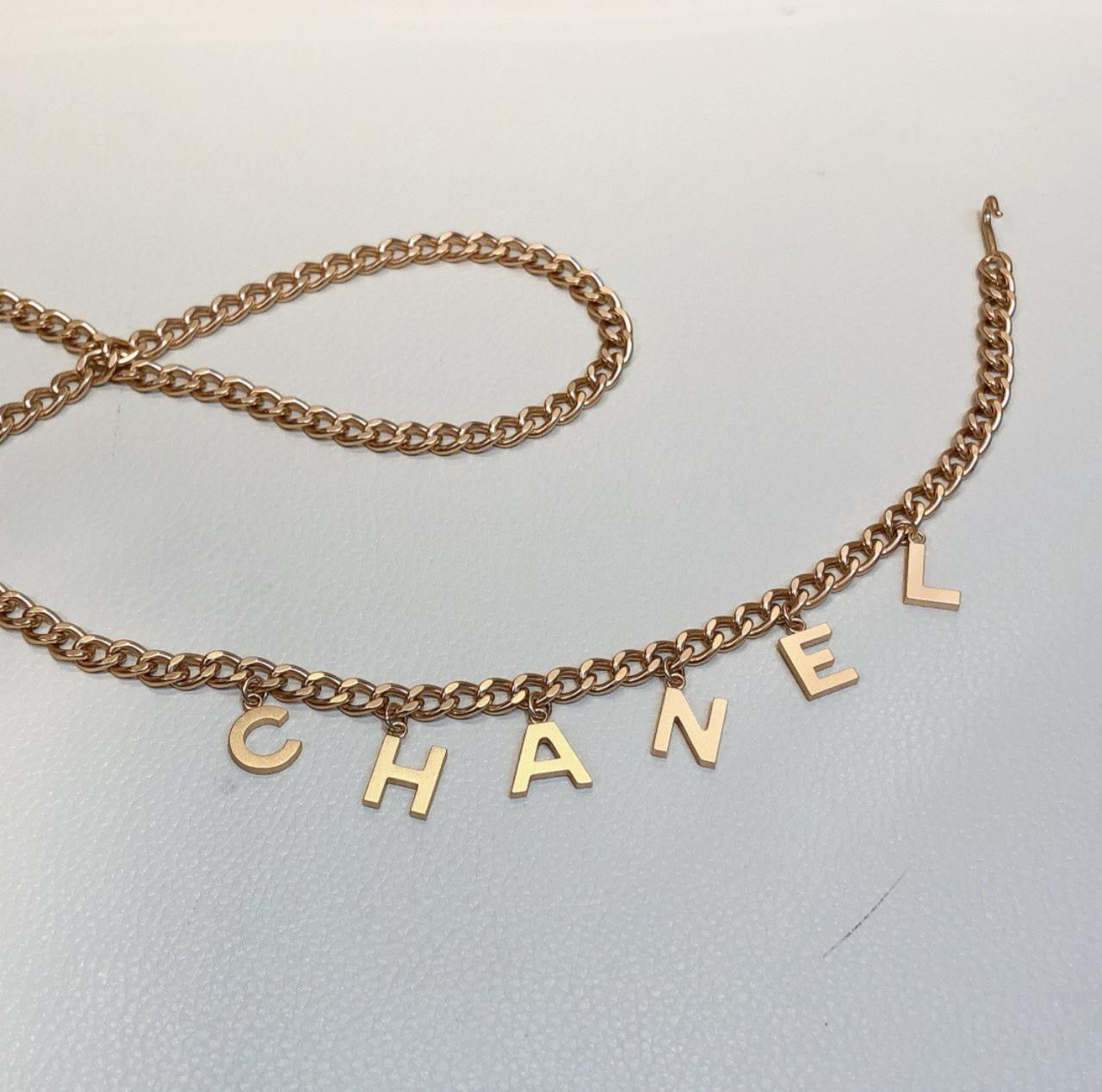 Chanel belt - chain belt