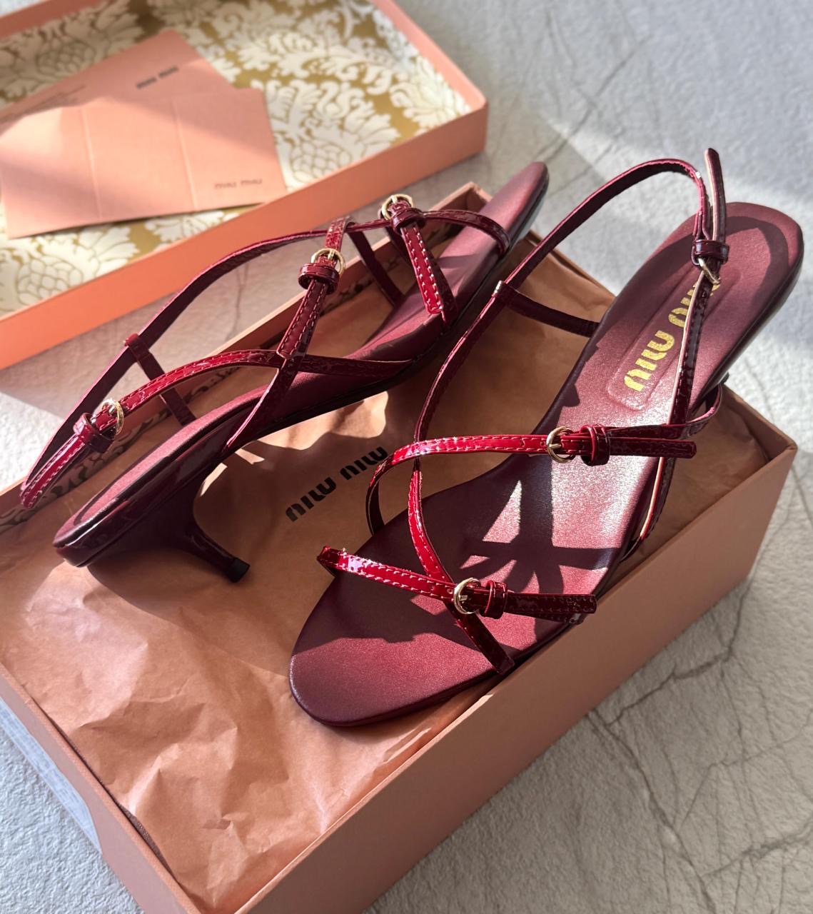 Miu miu sandals heels