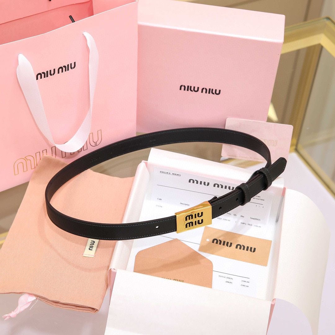 Miu miu belt