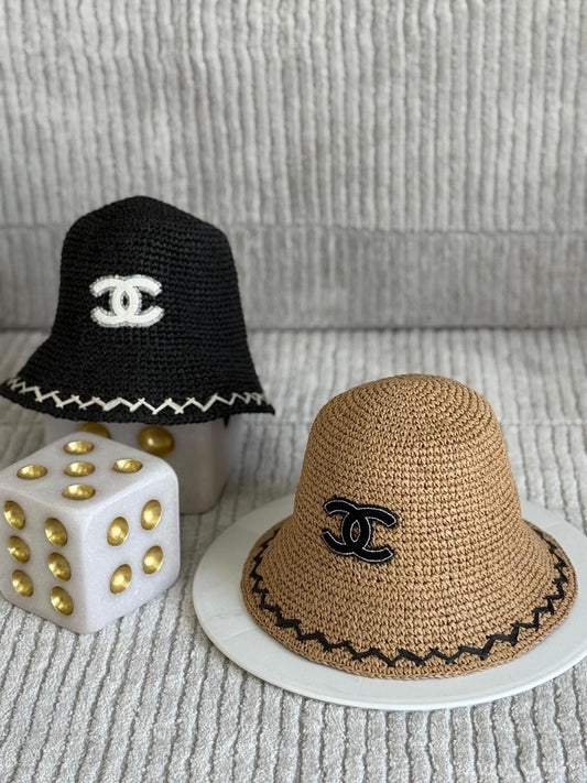 Chanel hat - beach hat