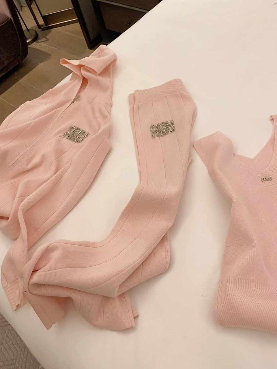 Miu miu tracksuit - clothes set 3 pcs