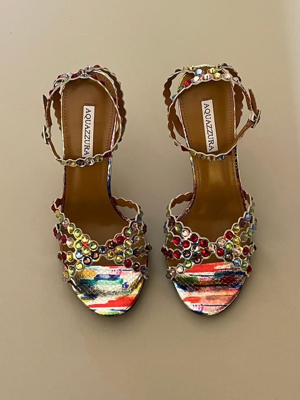 Aquazurra sandals heels