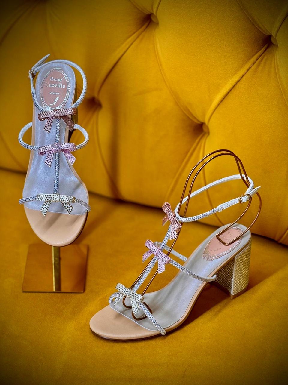Rene caovilla sandals heels