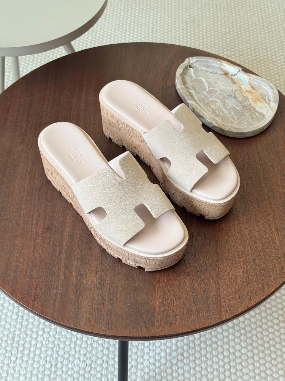 Hermes slippers - wedges