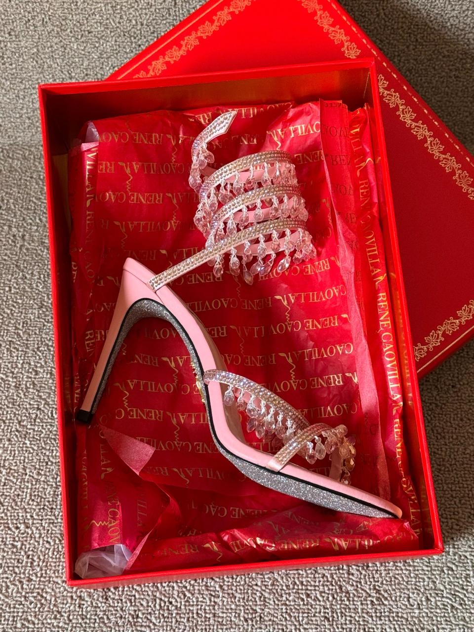 Rene caovilla sandas heels