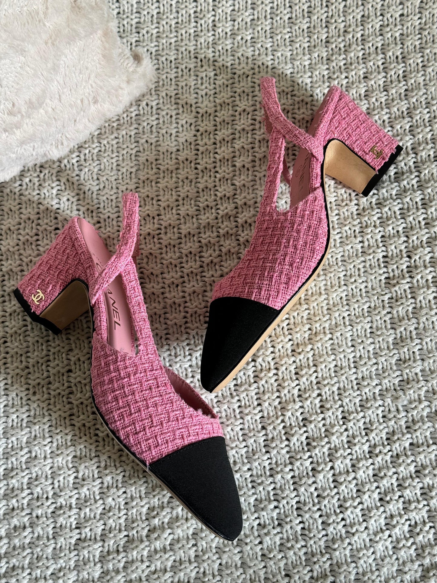 Chanel heels - pink