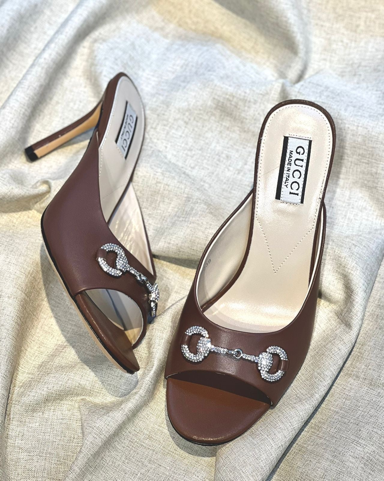 Gcci sandals heels