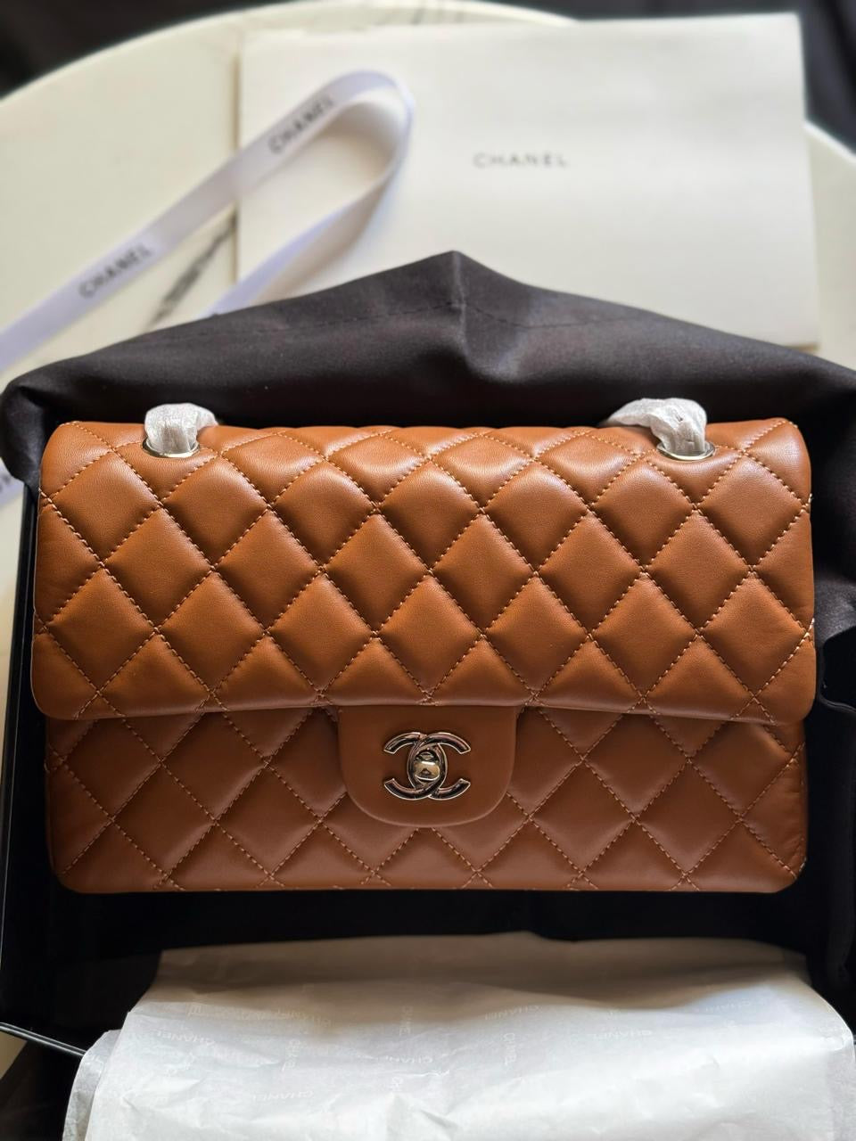 Chanel bag (silver hardware)