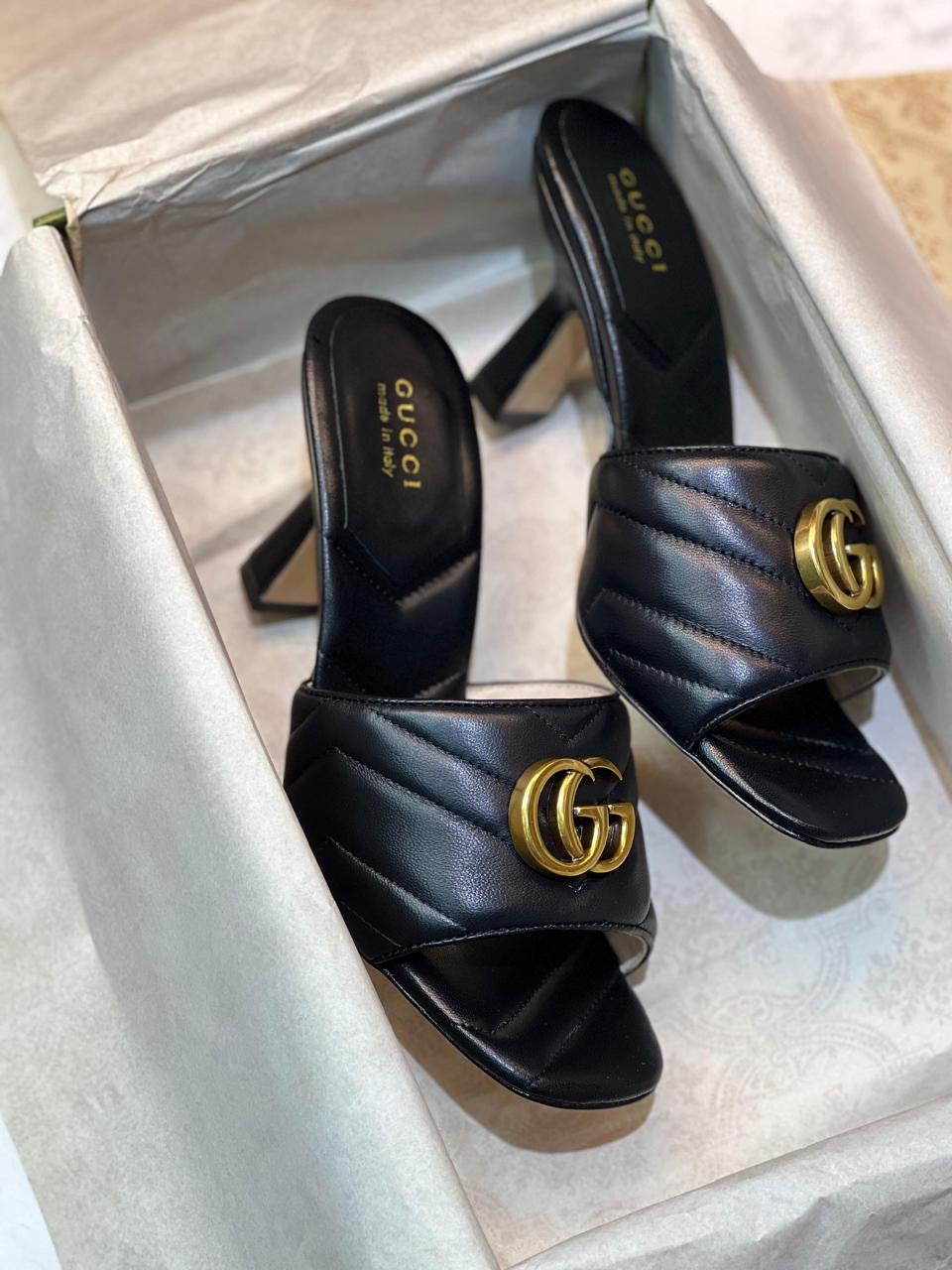 Gucci sandals heels