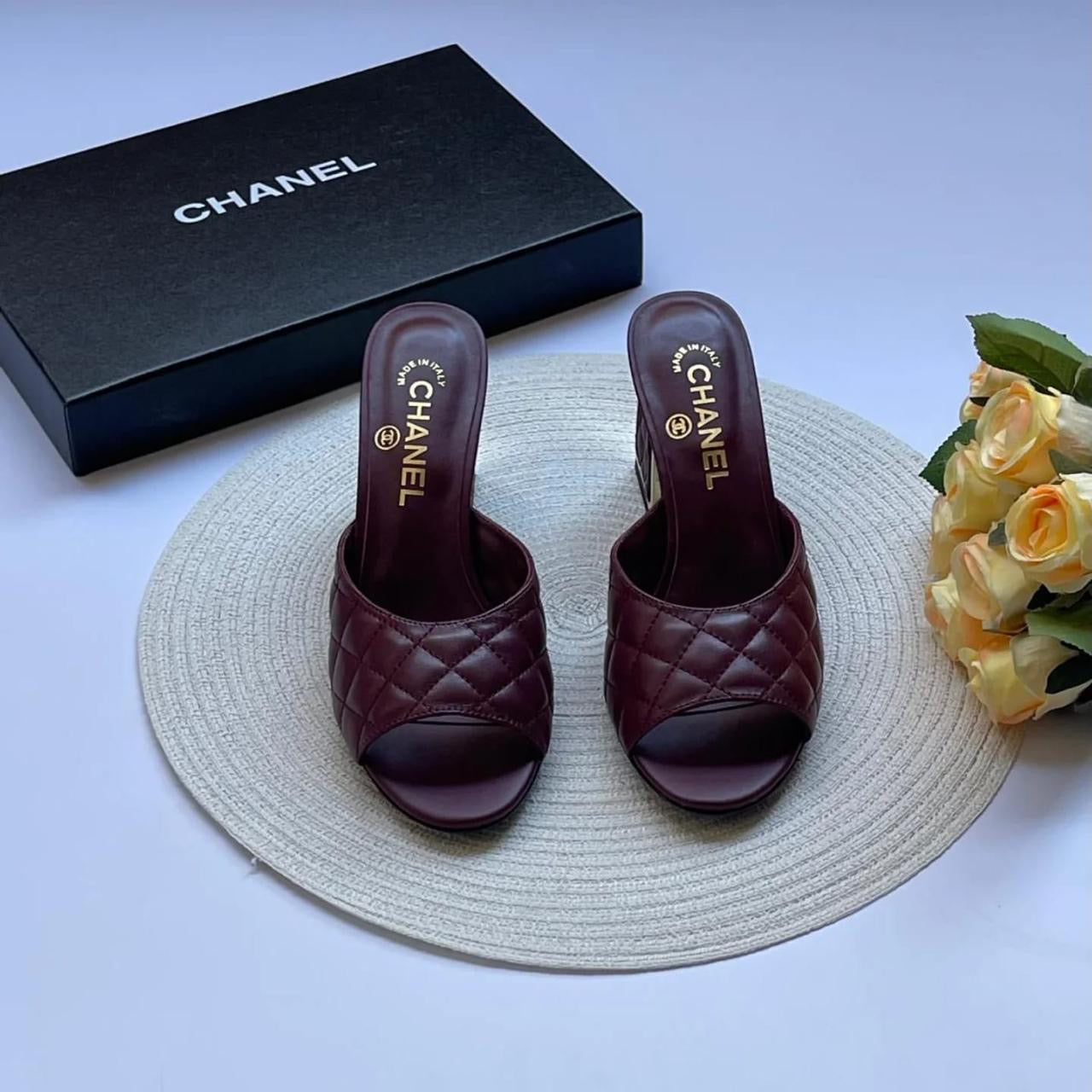 Chanel sandals heels