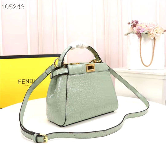 Fendi peekaboo crocodile