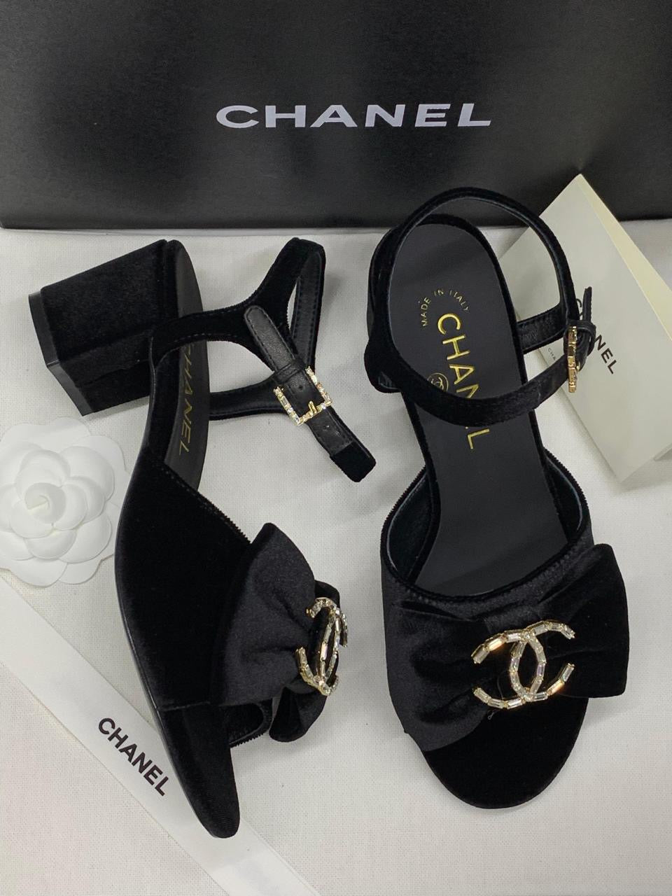 Chanel sandals heels