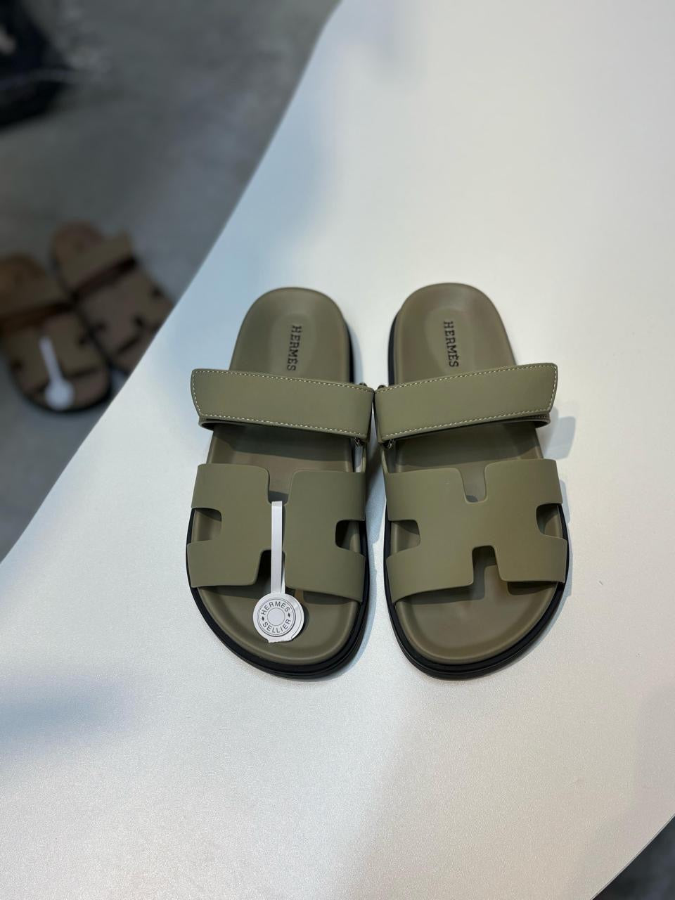 Hermes slippers chypre
