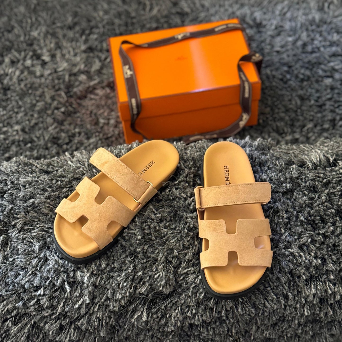 Hermes slippers chypre