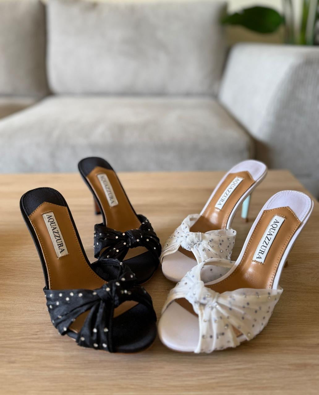 Aquazurra sandals heels