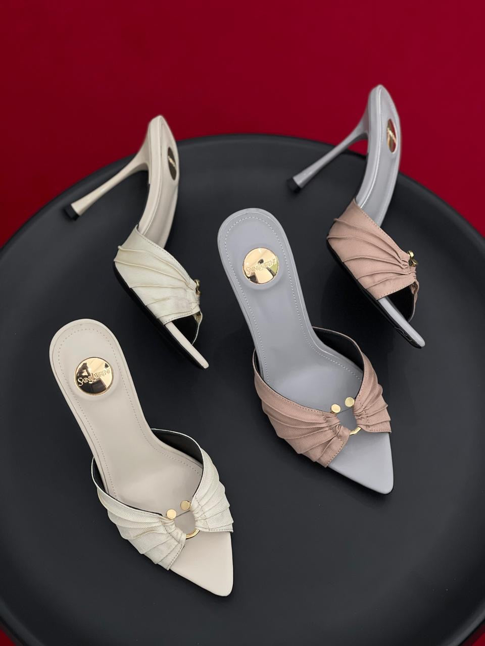Ysl sandals heels