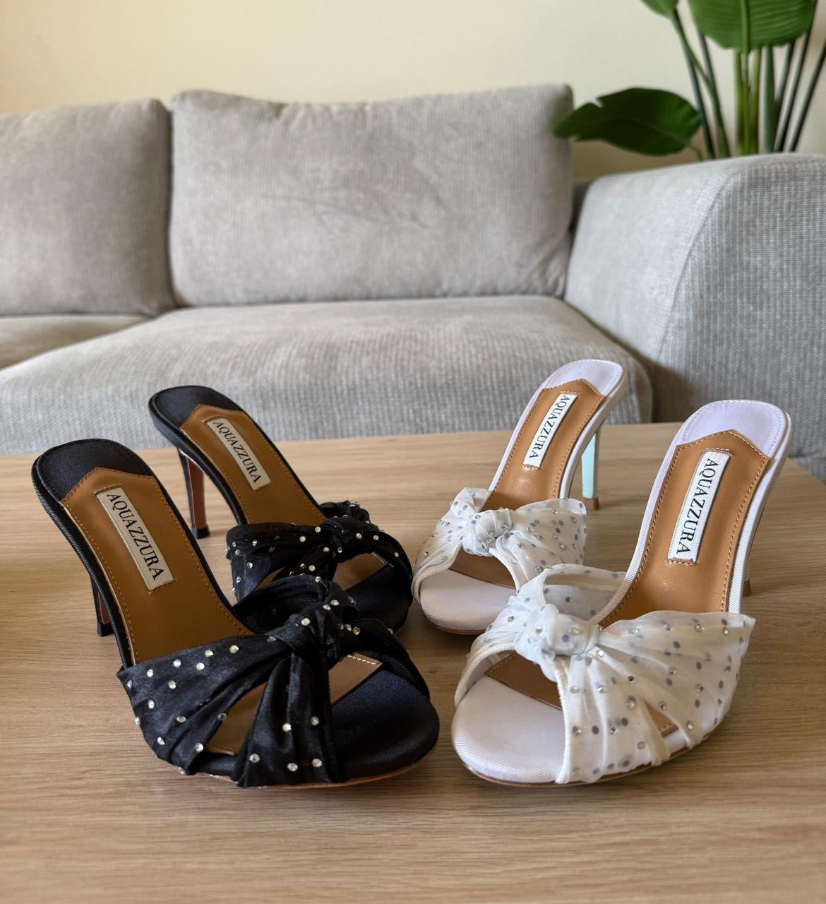 Aquazurra sandals heels