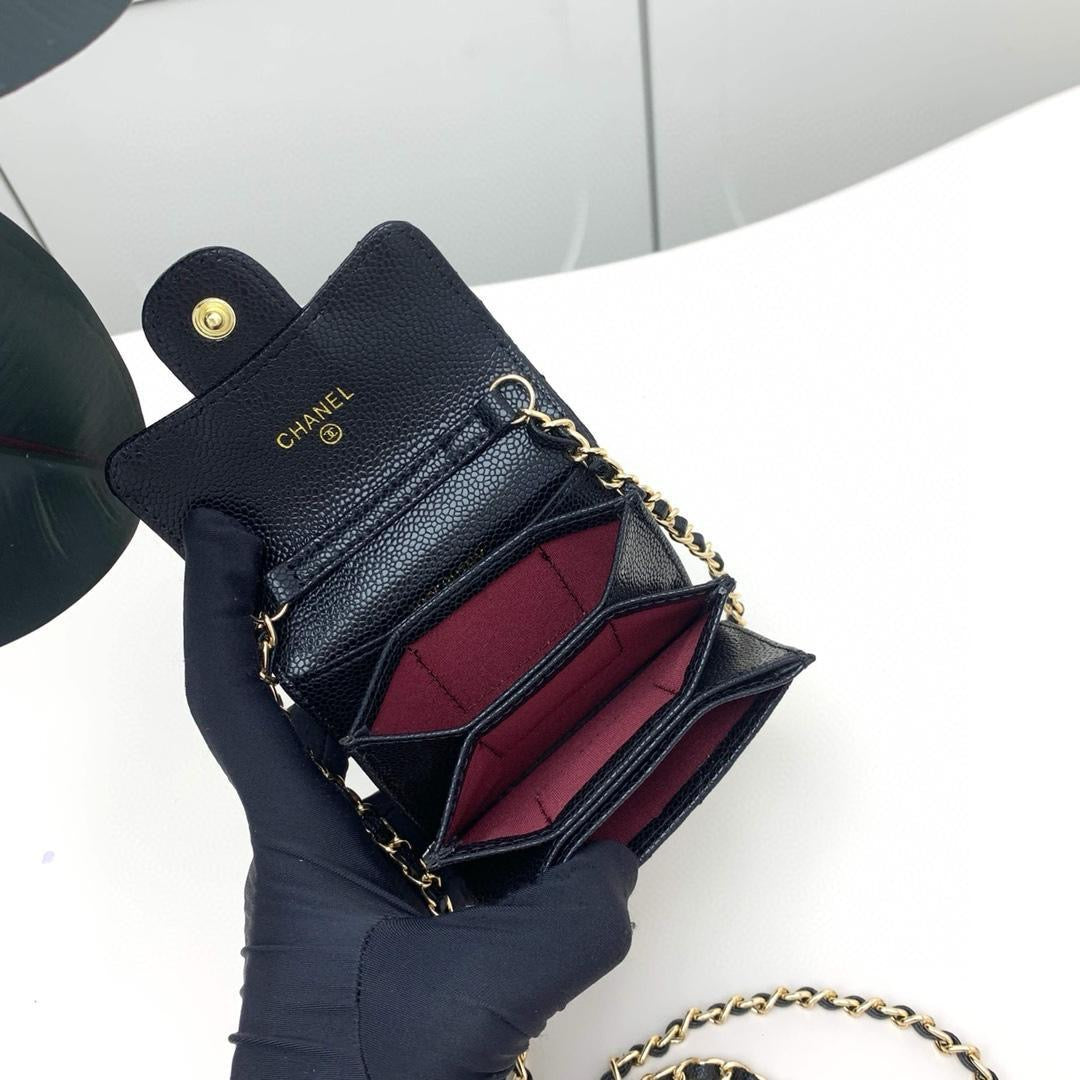Chanel belt - chain belt with wallet