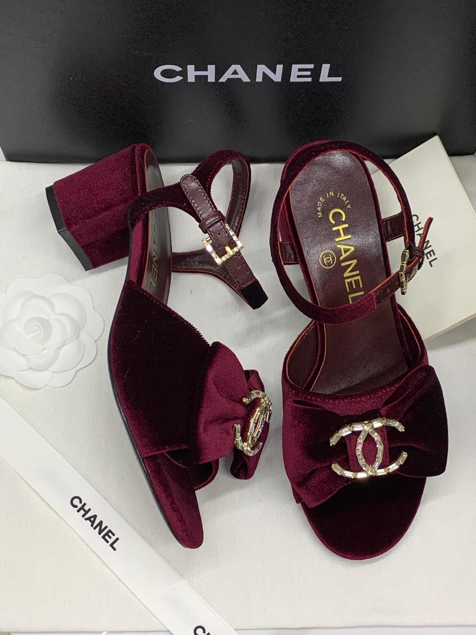 Chanel sandals heels