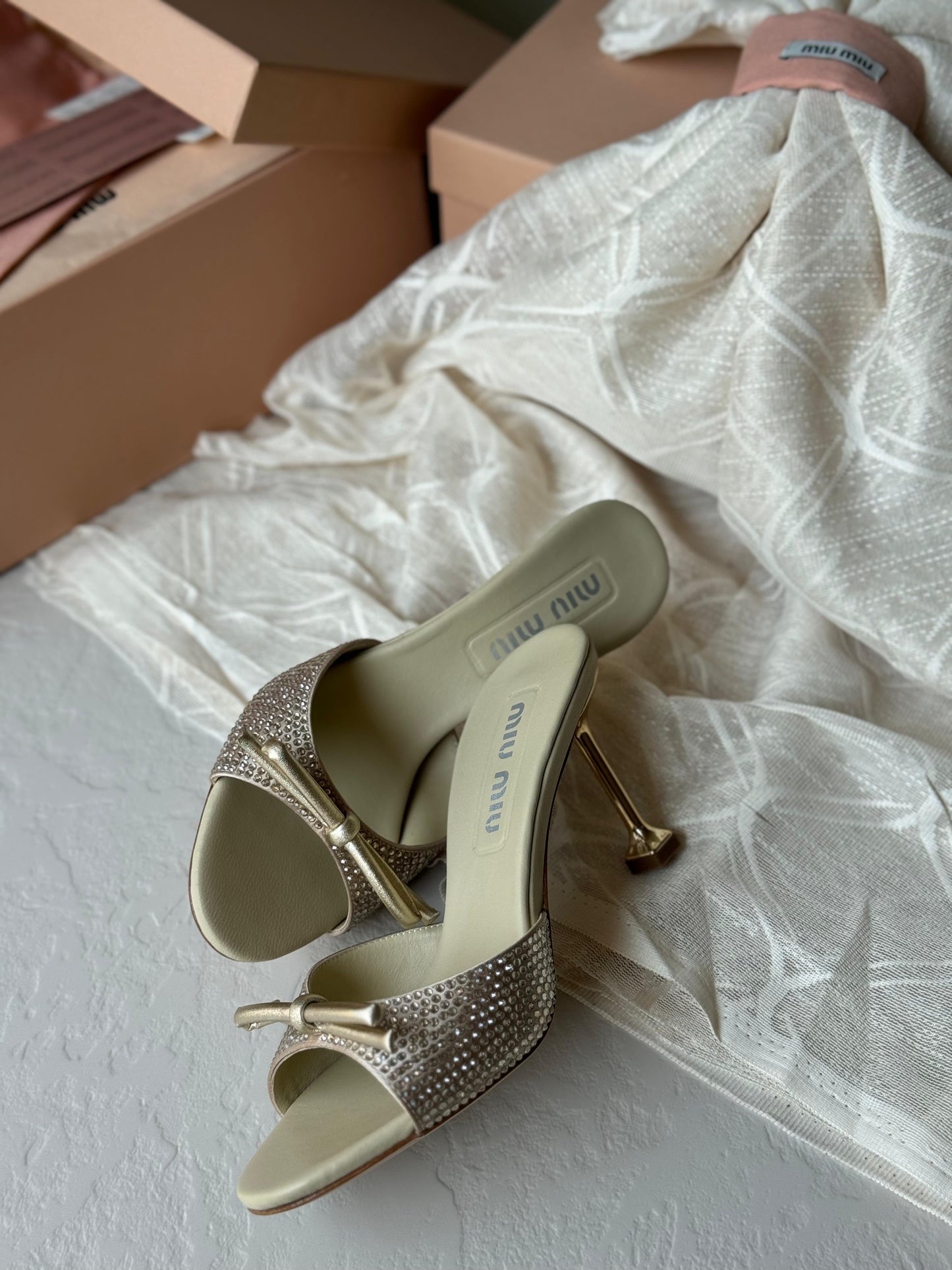 Miu miu sandals heels