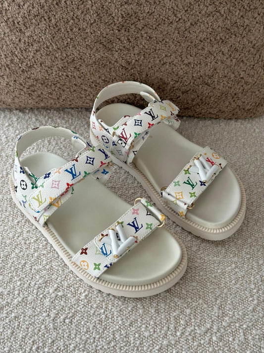 Lv sandals.