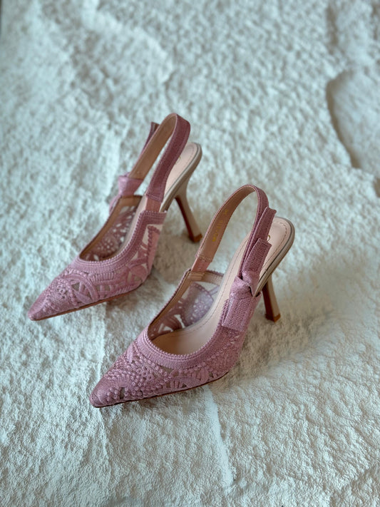 Dior heels pink
